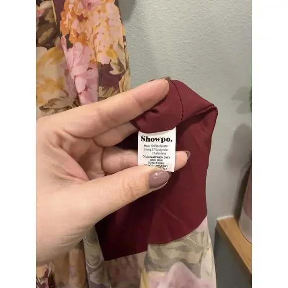 Showpo Jasalina Midi Dress Puff Sleeve Dress, Women's 12 - Picture 9 of 9